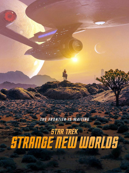 Star Trek Strange New Worlds paper poster