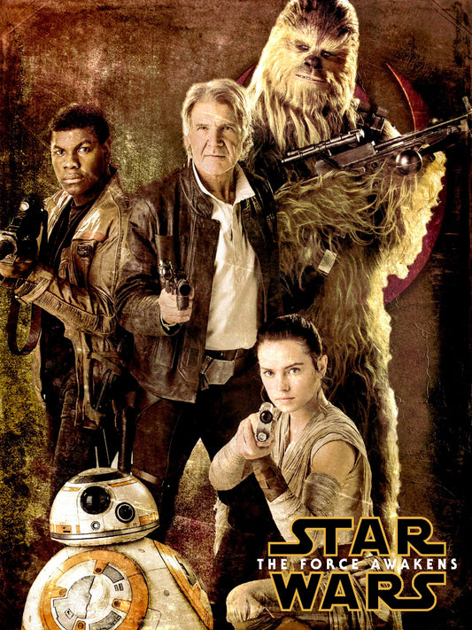 Star Wars The Force Awakens paper poster