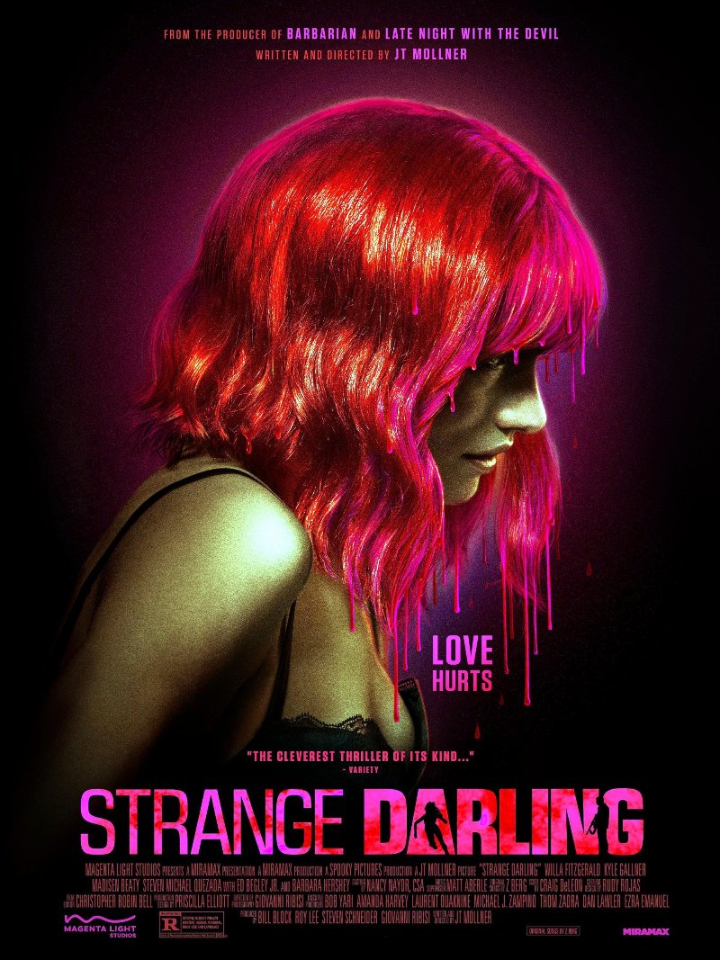 Strange Darling paper poster