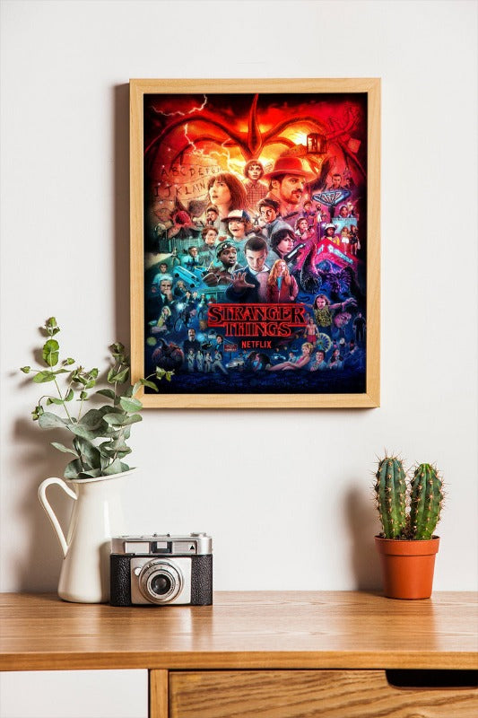 Stranger Things - framed poster