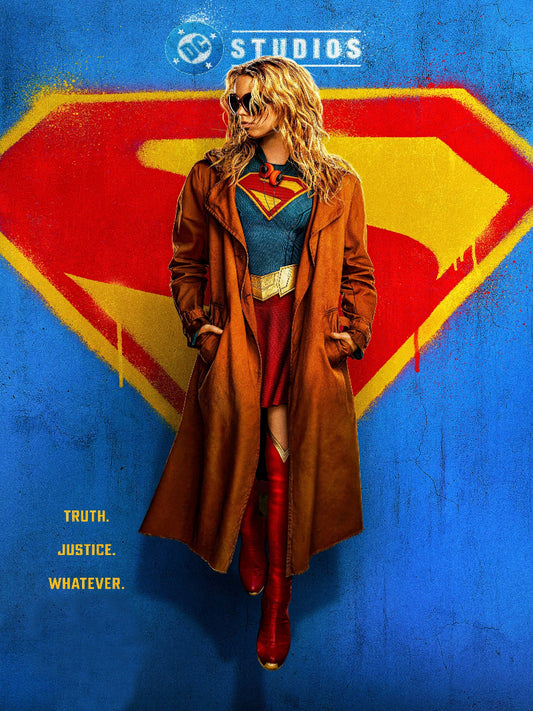 Supergirl paper poster