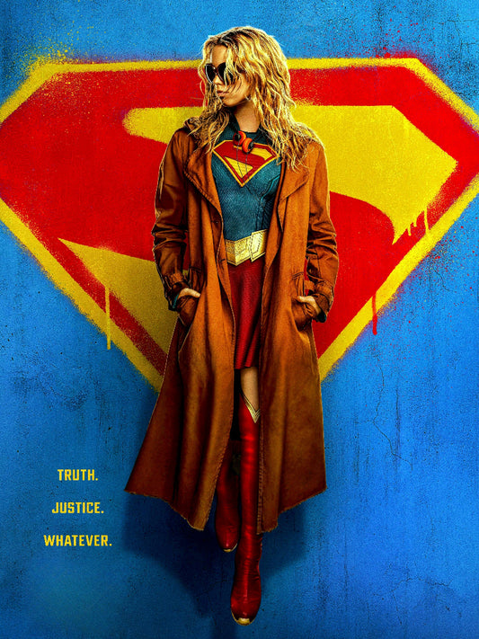 Supergirl paper poster