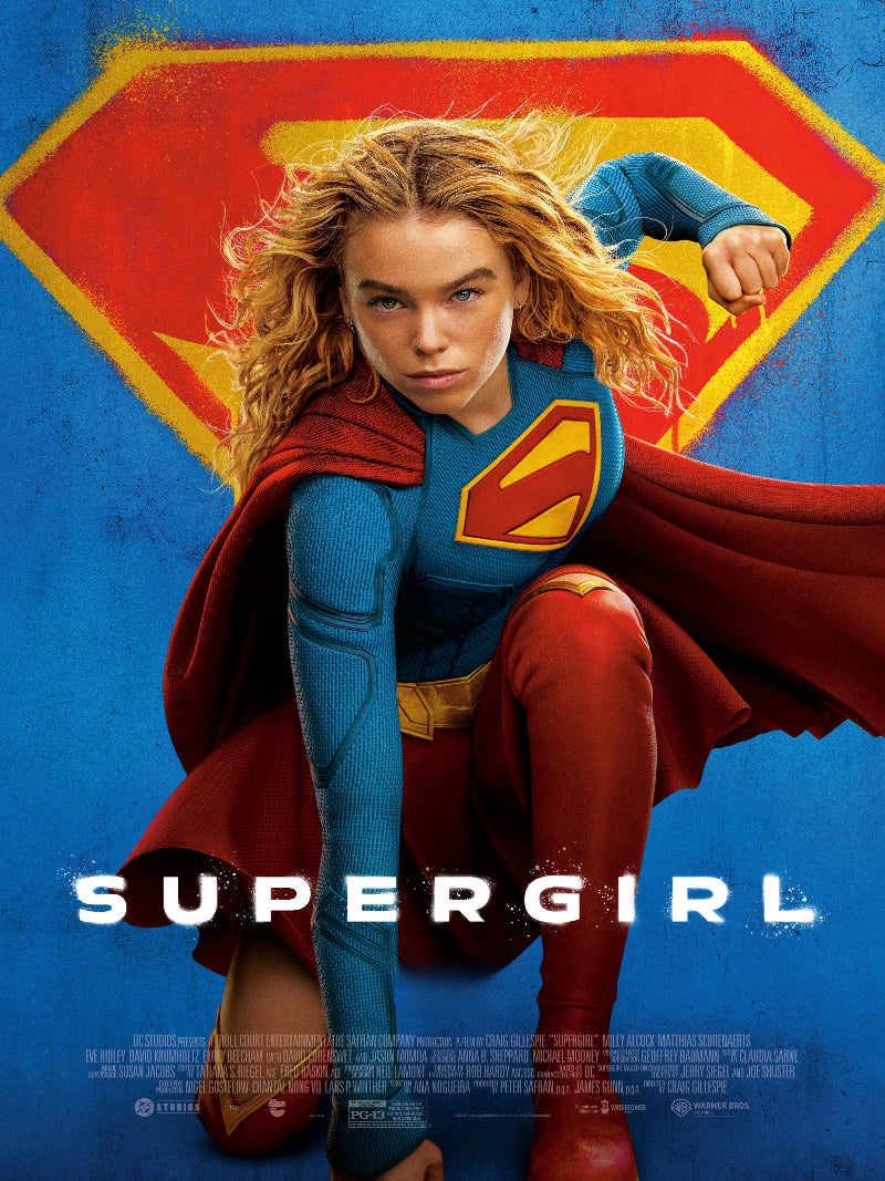 Supergirl paper poster