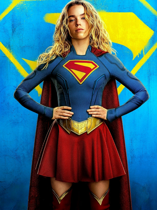 Supergirl - paper poster