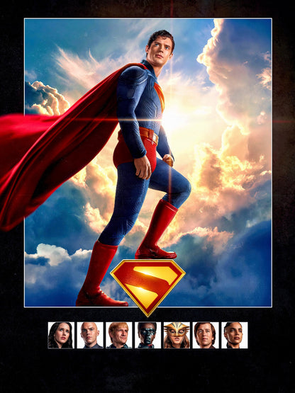 Superman paper poster
