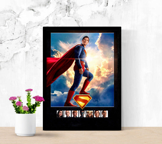 Superman framed poster