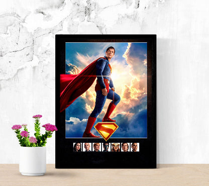 Superman framed poster