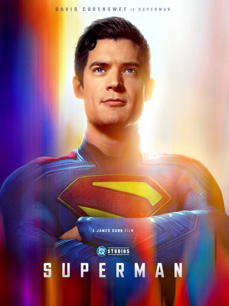 Superman paper poster