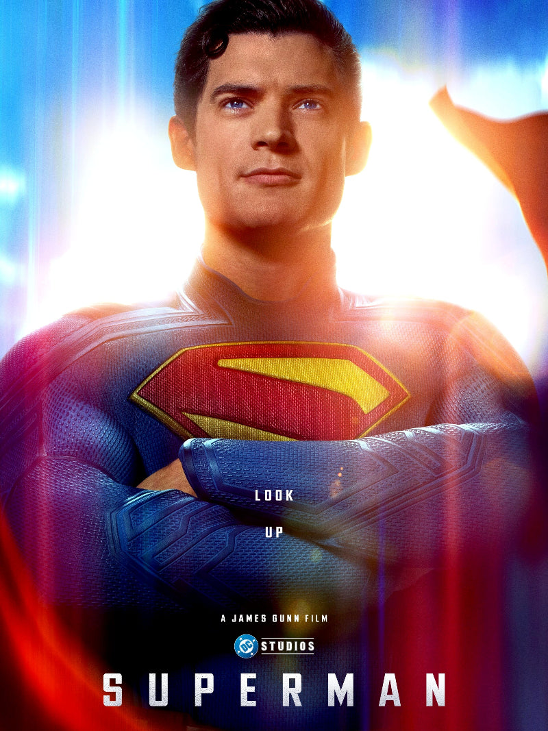 Superman paper poster