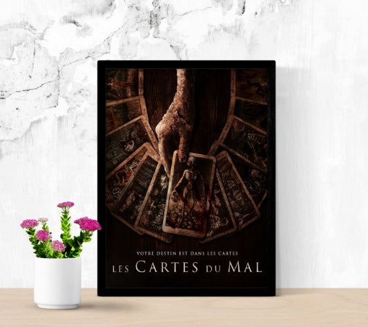 Les cartes du mal - framed poster