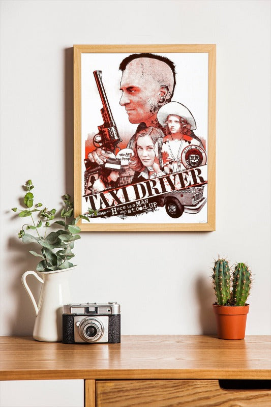 Taxi Driver - framed poster