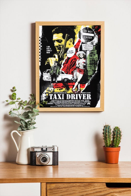 Taxi Driver - framed poster