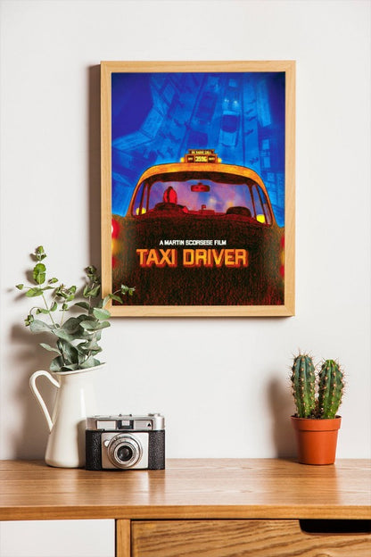 Taxi Driver - framed poster