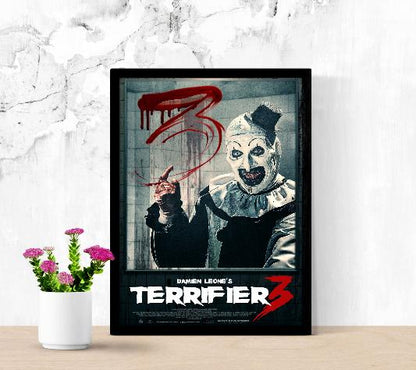 Terrifier 3 framed poster