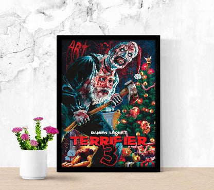 Terrifier 3 framed poster