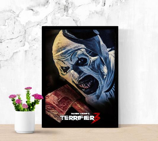 Terrifier 3 framed poster