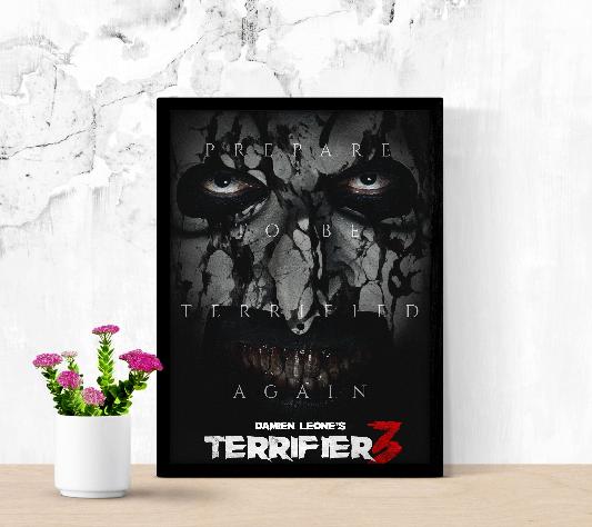 Terrifier 3 framed poster