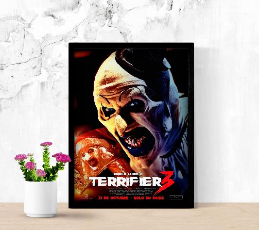 Terrifier 3 framed poster