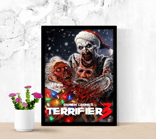 Terrifier 3 framed poster