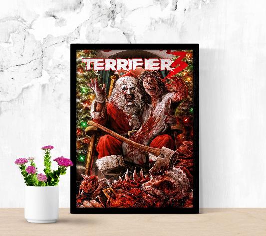 Terrifier 3 framed poster