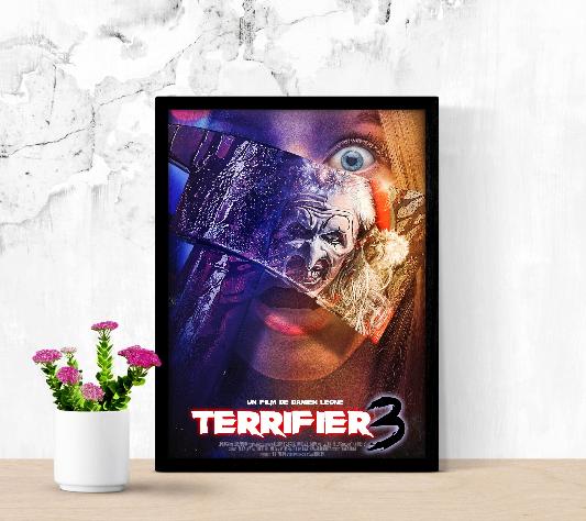 Terrifier 3 framed poster