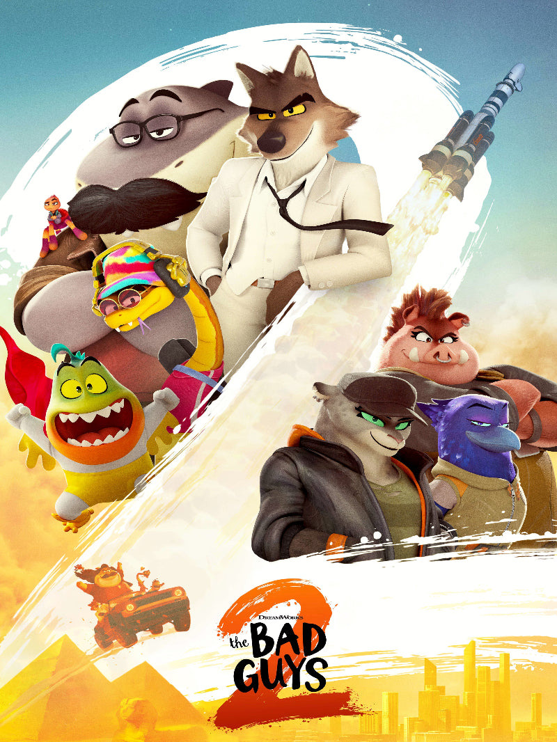 The Bad Guys 2 paper poster