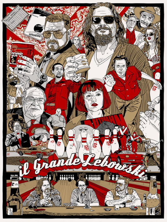 Il grande Lebowski - poster