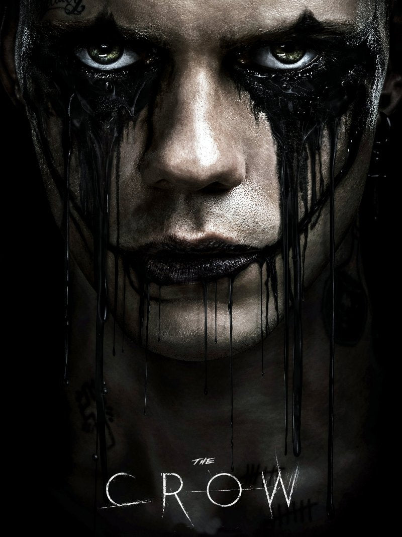 The Crow paper poster