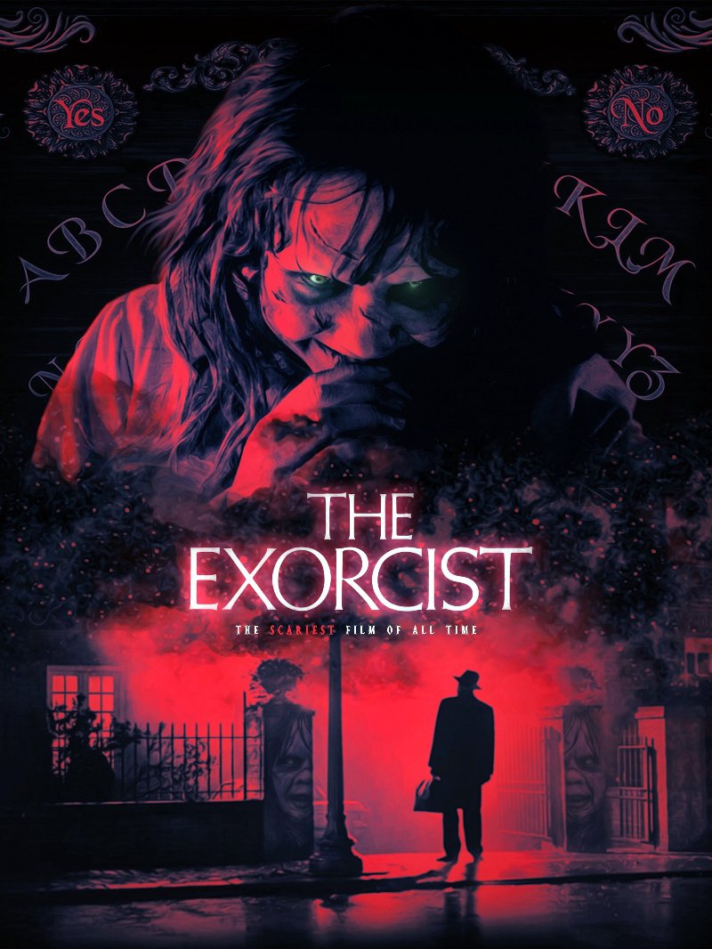 The Exorcist paper poster