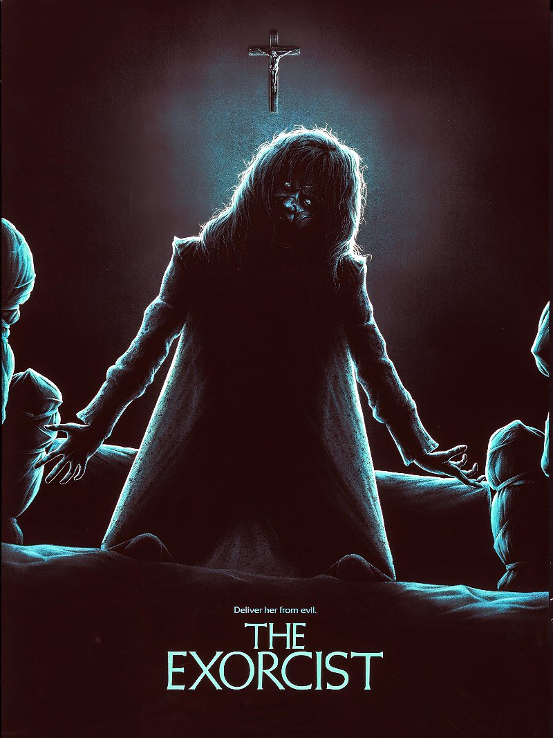 The Exorcist paper poster