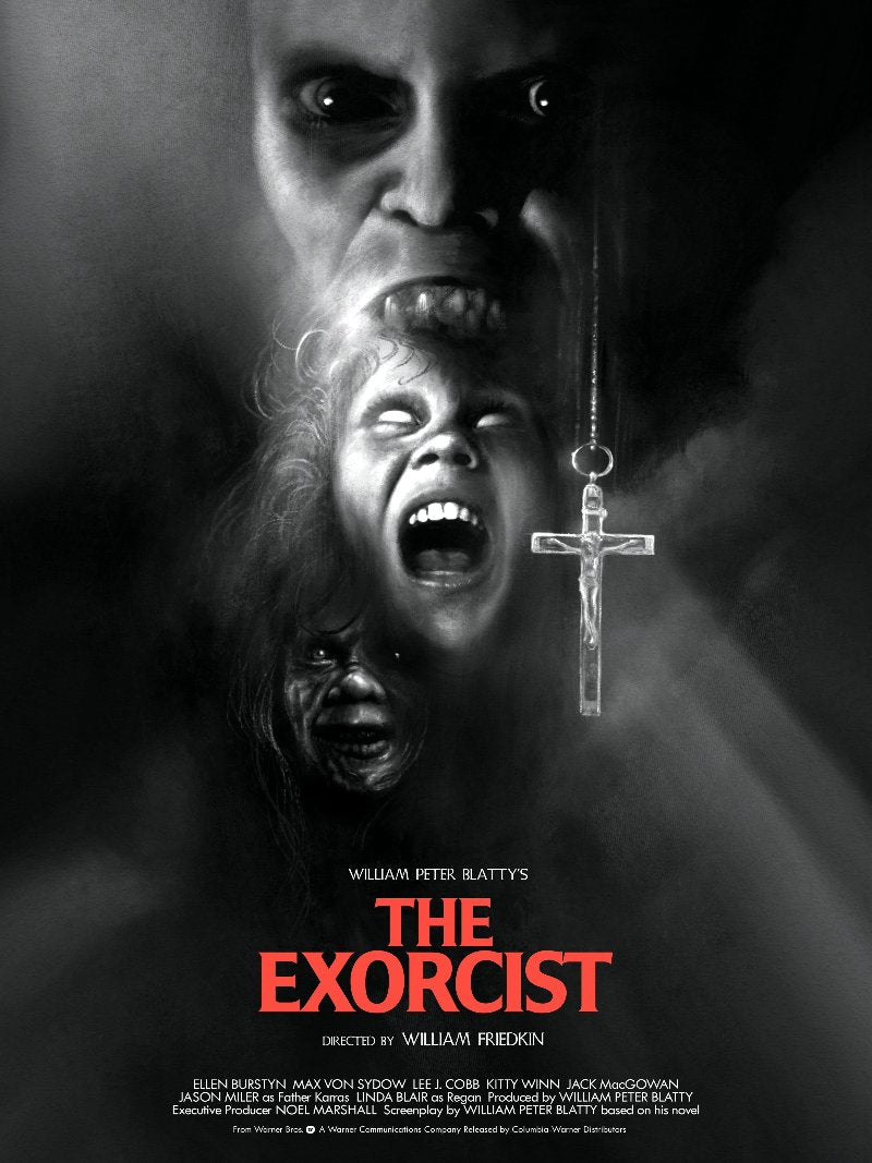 The Exorcist paper poster