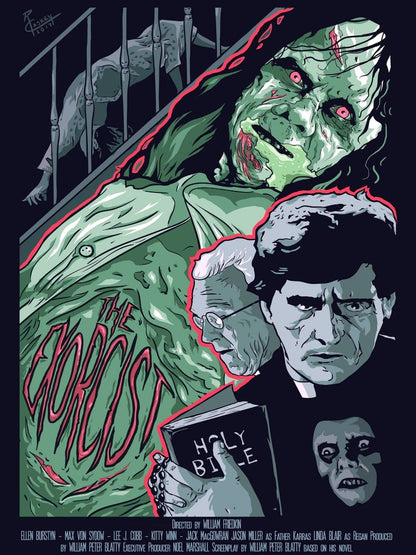 The Exorcist paper poster