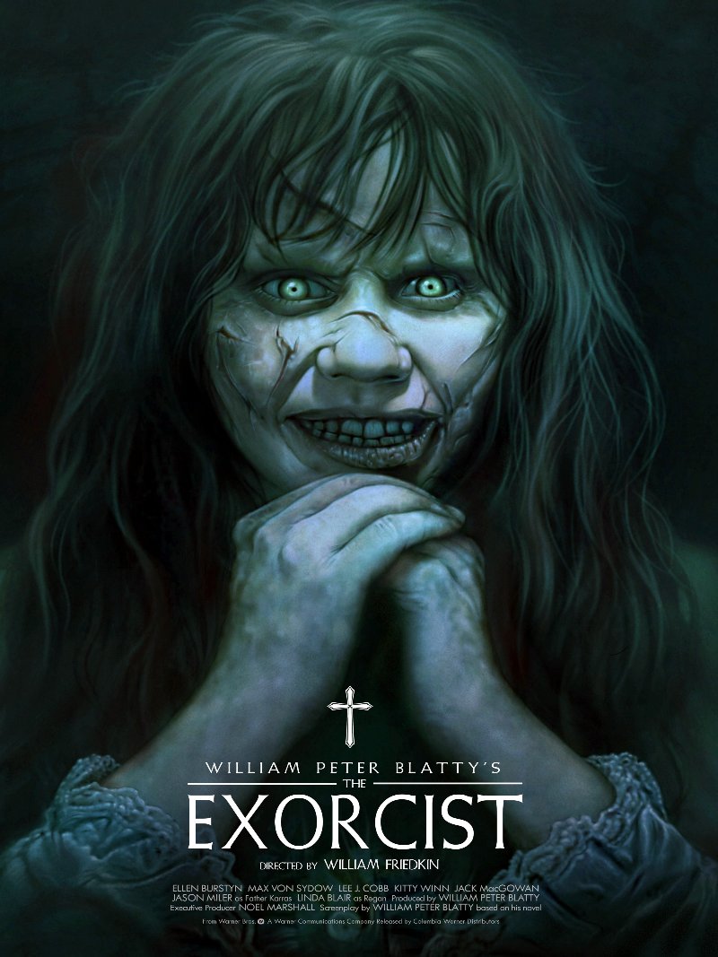 The Exorcist paper poster