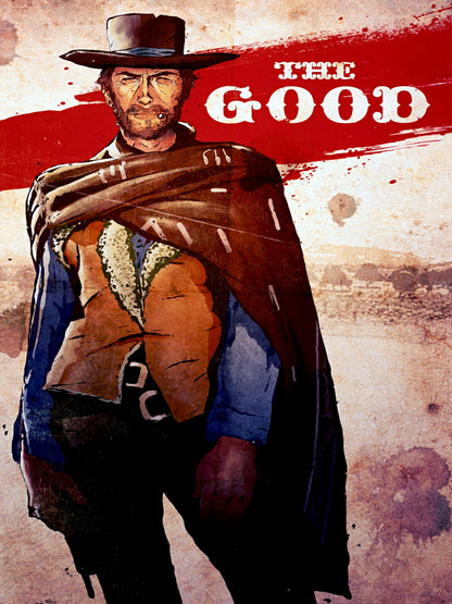Clint Eastwood The Good - paper poster