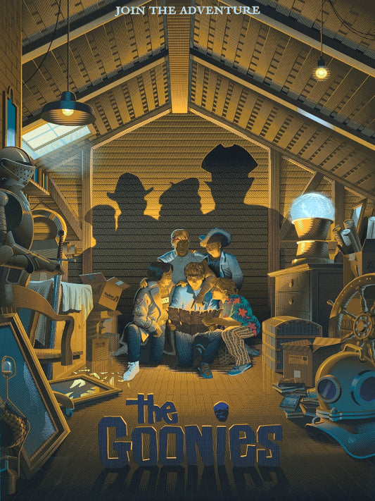 The Goonies paper poster