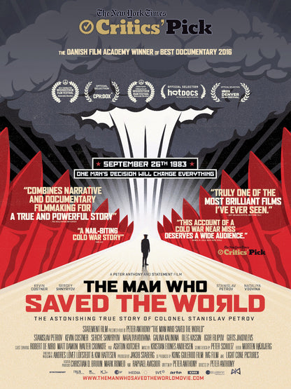 The Man Who Saved The World paper poster