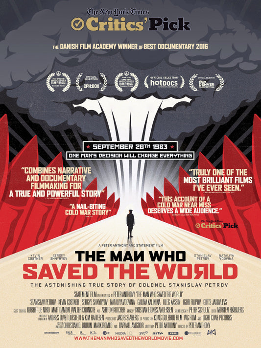 The Man Who Saved The World paper poster