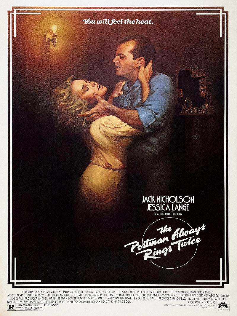 The Postman Always Rings Twice paper poster