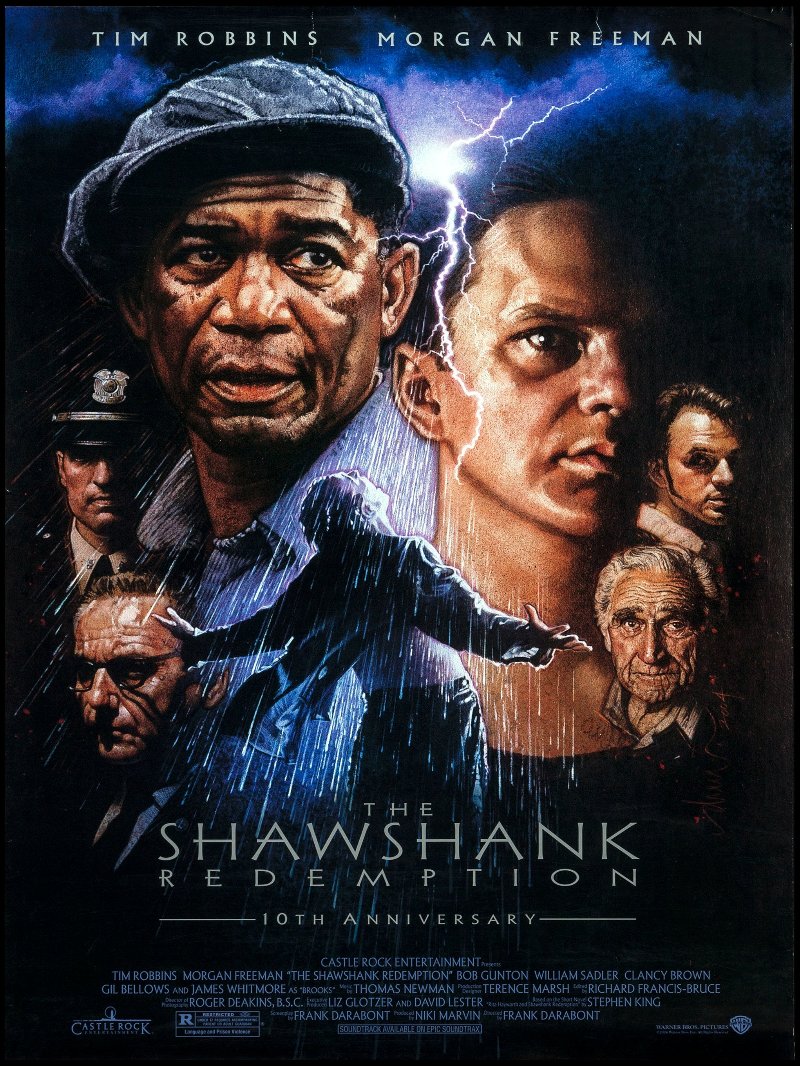 The Shawshank Redemption paper poster