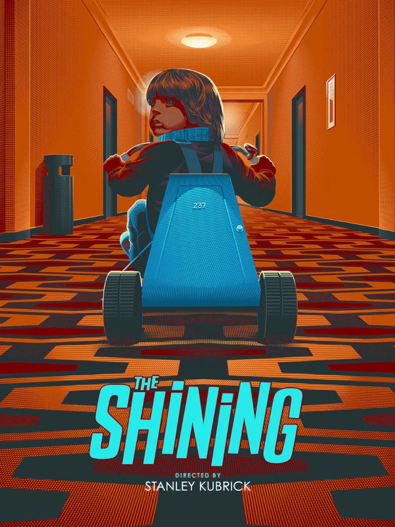 The Shining paper poster