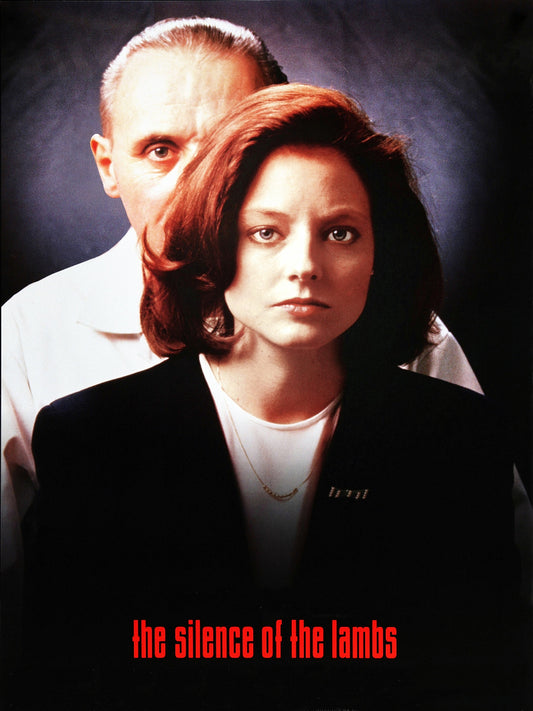 The Silence of The Lambs paper poster