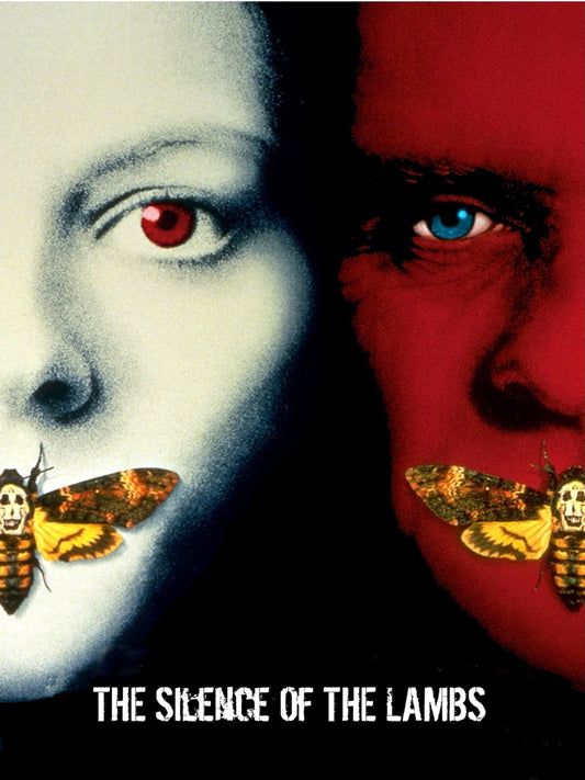 The Silence of The Lambs paper poster