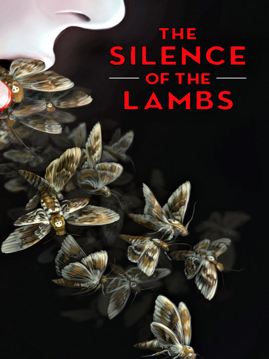 The Silence of The Lambs paper poster