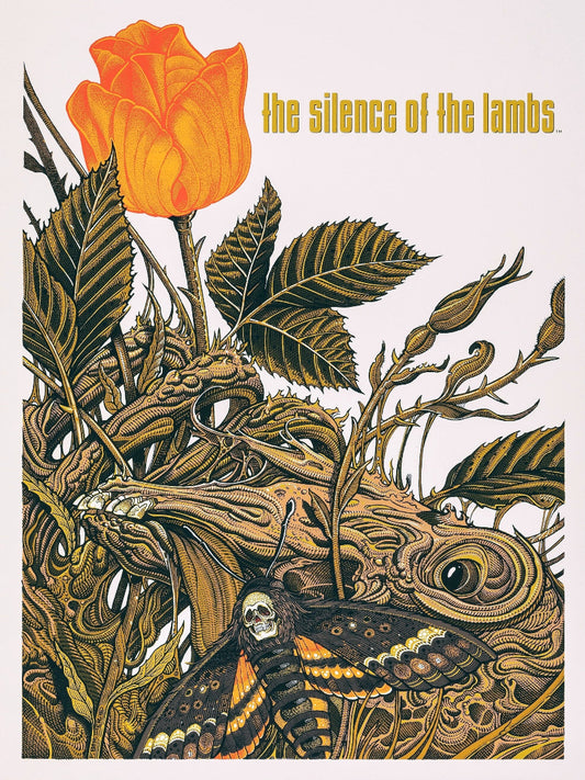 The Silence of The Lambs paper poster
