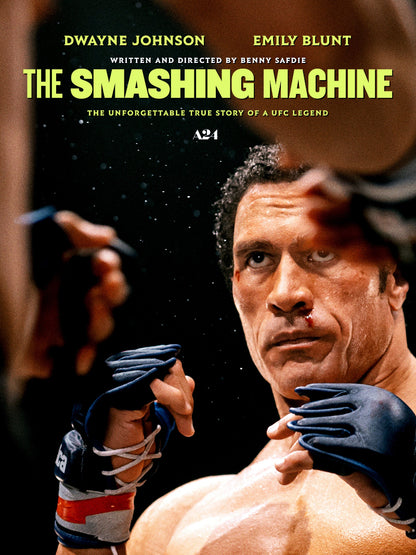 The Smashing Machine paper poster