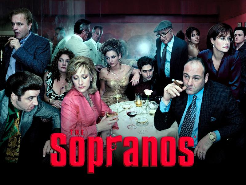 The Sopranos paper poster