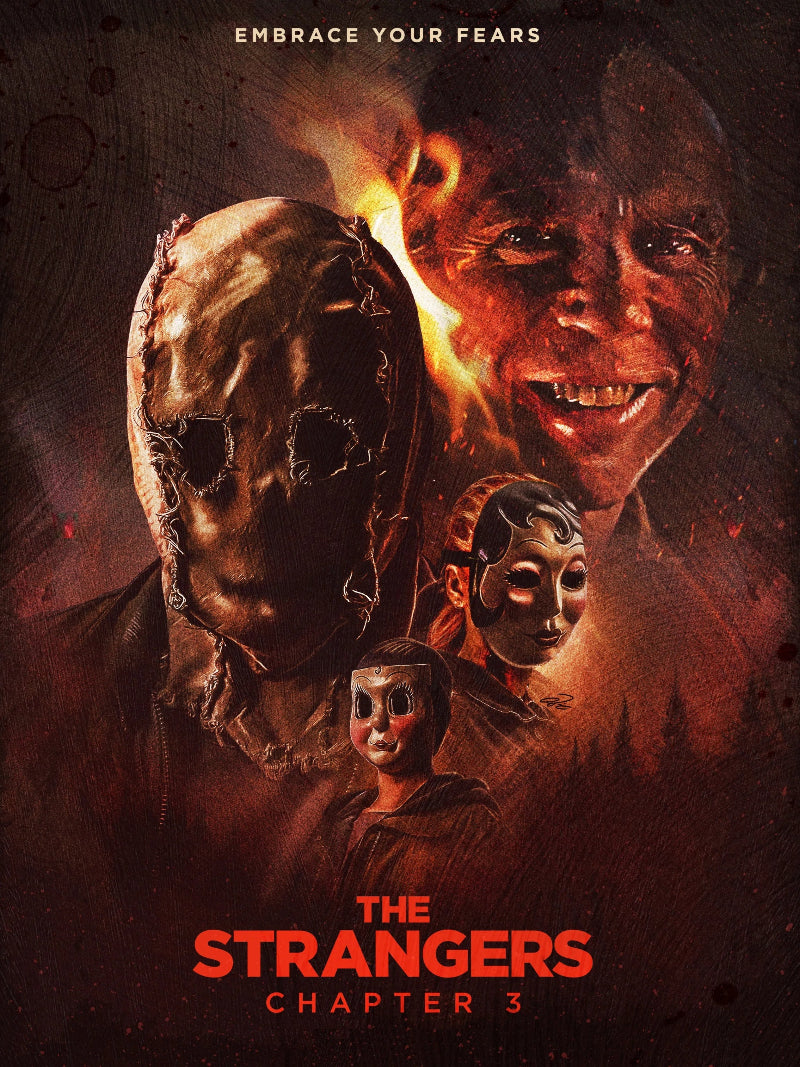 The Strangers Chapter 3 paper poster