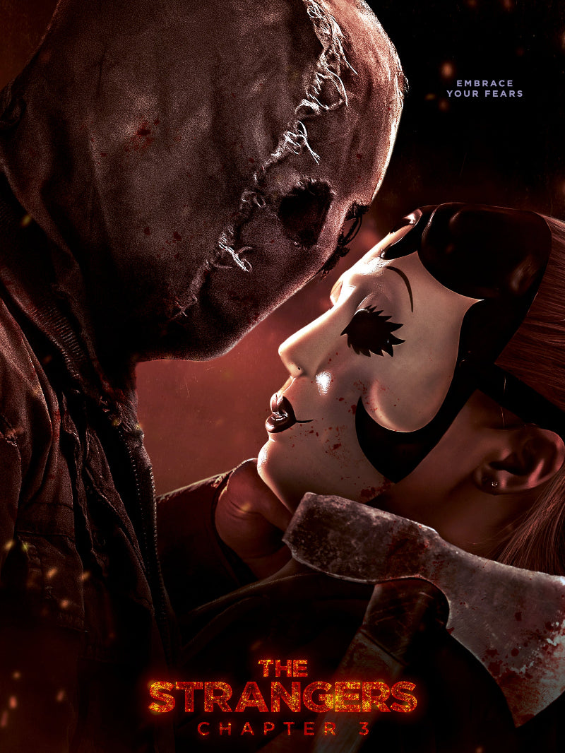 The Strangers Chapter 3 paper poster
