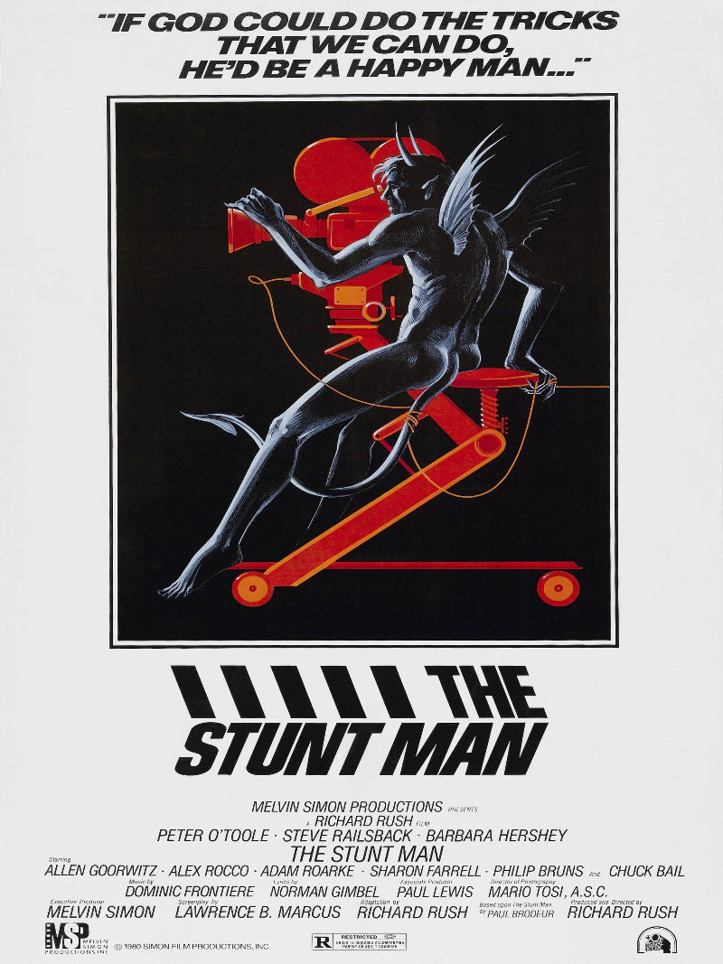 The Stunt Man paper poster