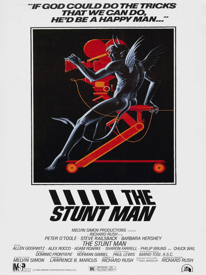 The Stunt Man paper poster